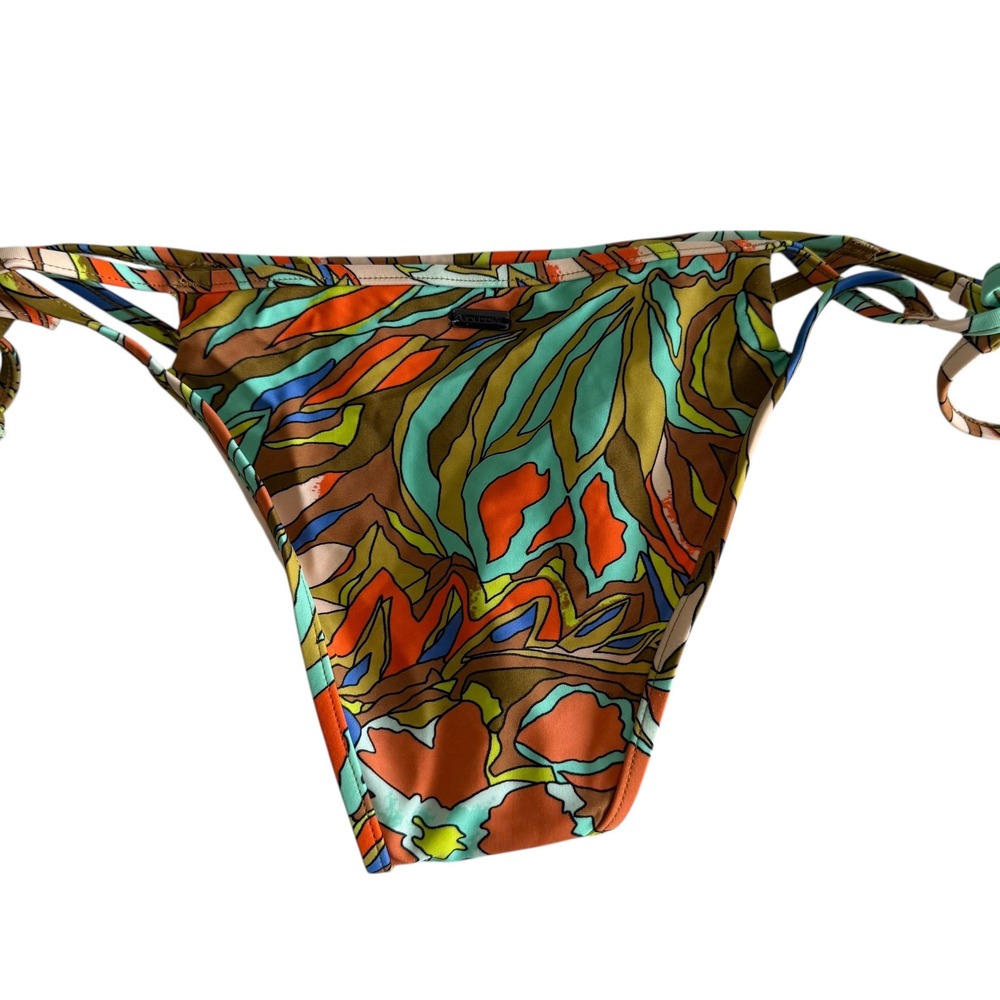 VOLCOM Multi Color Floral Ladies Triangle Bikini Bottom, S